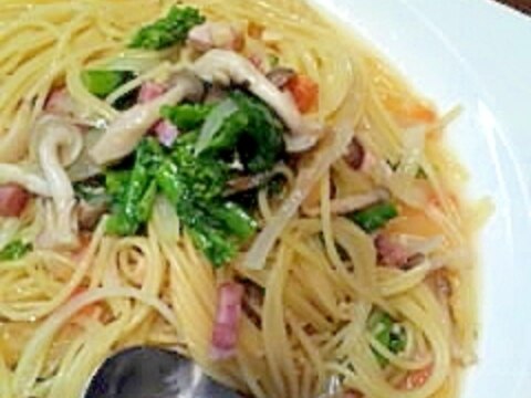 シリコンスチーマー使用☆春野菜のスープパスタ